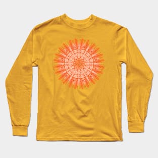 Sacral Chakra Mandala Long Sleeve T-Shirt